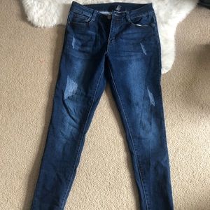 Dark denim fashion nova jeans